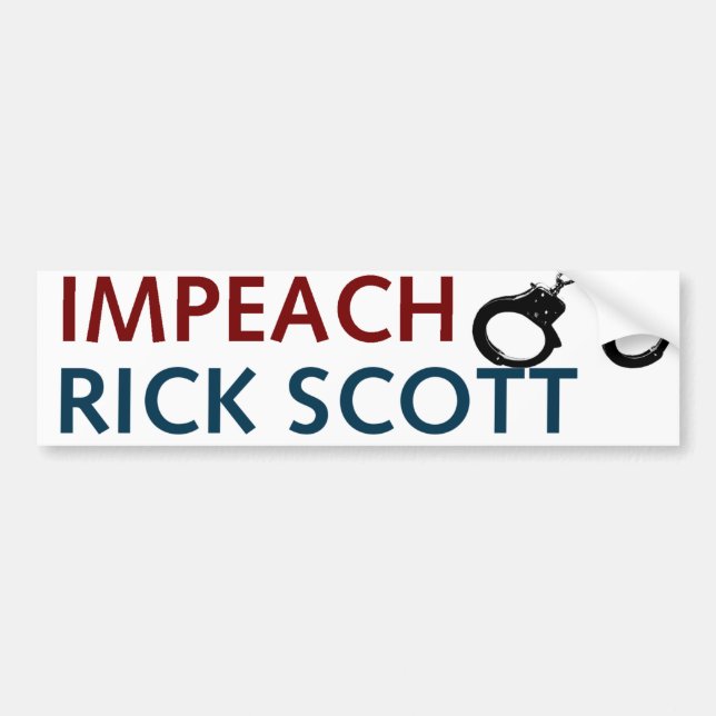 Impeach den stackScott klistermärken (Framsidan)