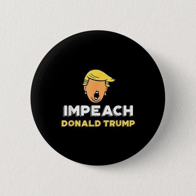Impeach Donald Trump - inte min president Funny Te Knapp (Framsida)