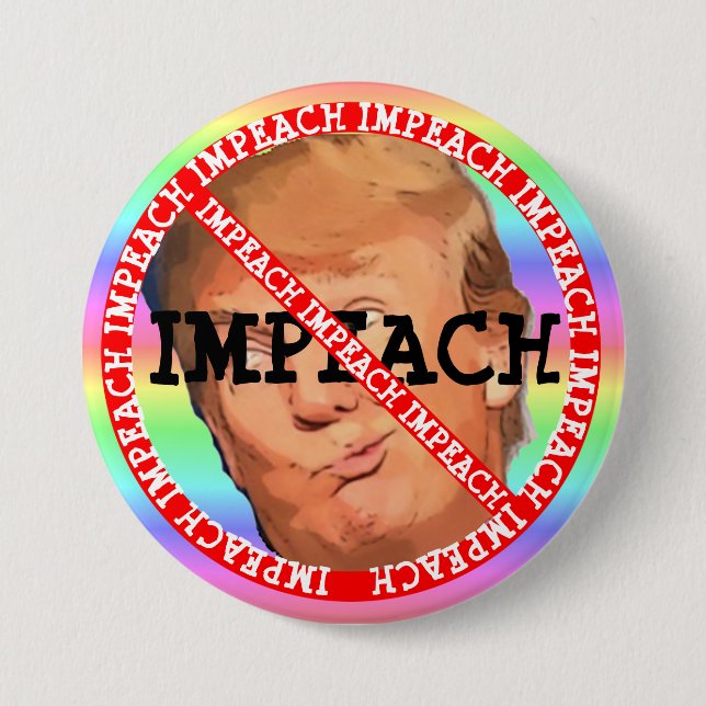 Impeach Donald Trump knäppas Knapp (Framsida)