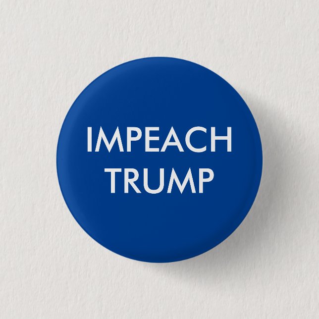 Impeach Donald Trump Pinback-knapp Knapp (Framsida)