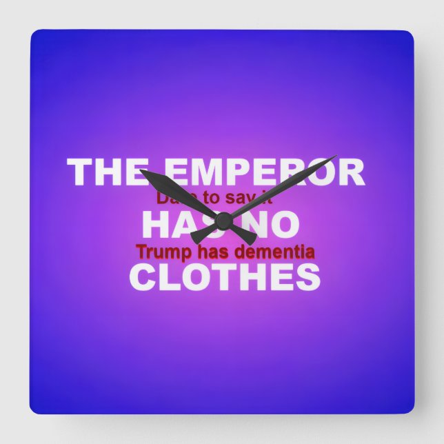 IMPEACH  FYRKANTIG KLOCKA (Framsida)