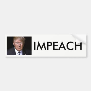 Impeach Impeach Impeach anti-Donald Trump Bildekal