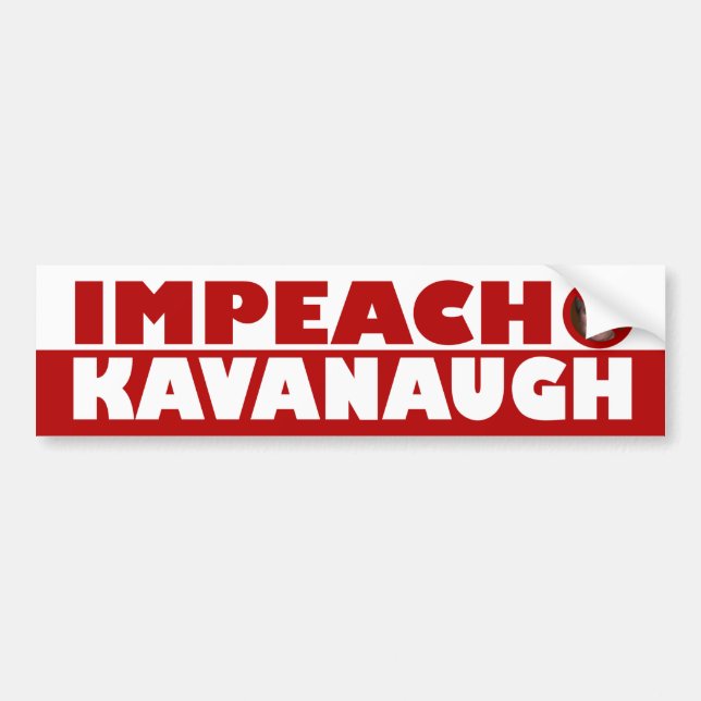 Impeach Kavanaugh Bildekal (Framsidan)