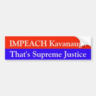 Impeach Kavanaugh - som är suverän rättvisa Bildekal