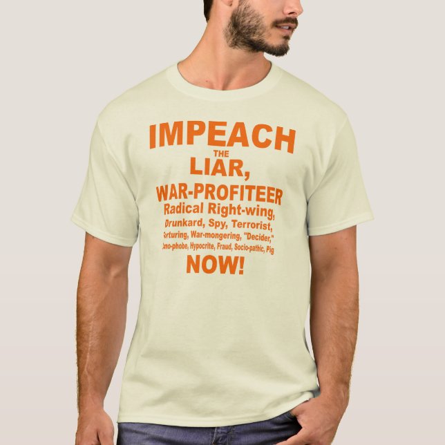 IMPEACH LIAREN T SHIRT (Framsida)