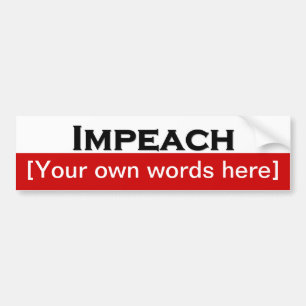 impeach-mall bildekal
