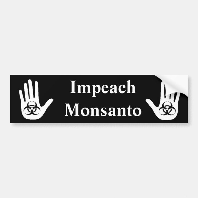 Impeach Monsanto Bildekal (Framsidan)