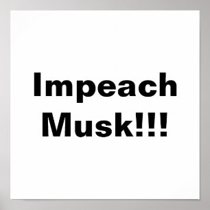 Impeach Musk! Poster
