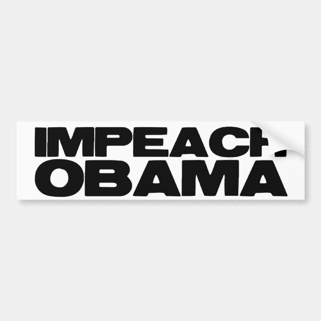 Impeach Obama Bildekal (Framsidan)