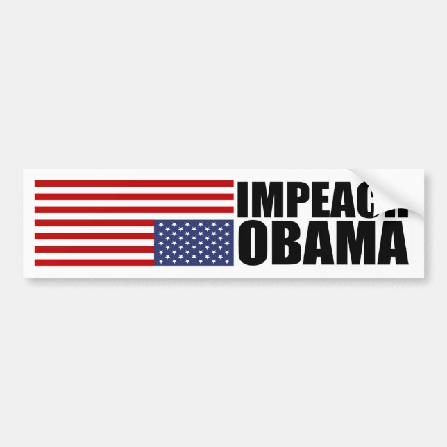 Impeach Obama Bildekal (Framsidan)