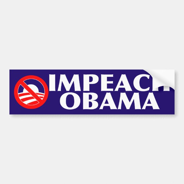 Impeach Obama Bildekal (Framsidan)