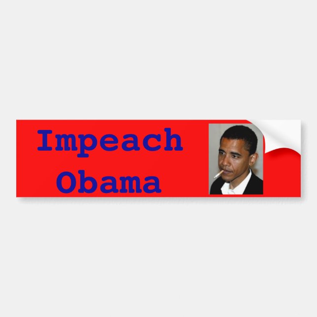 Impeach Obama Bildekal (Framsidan)