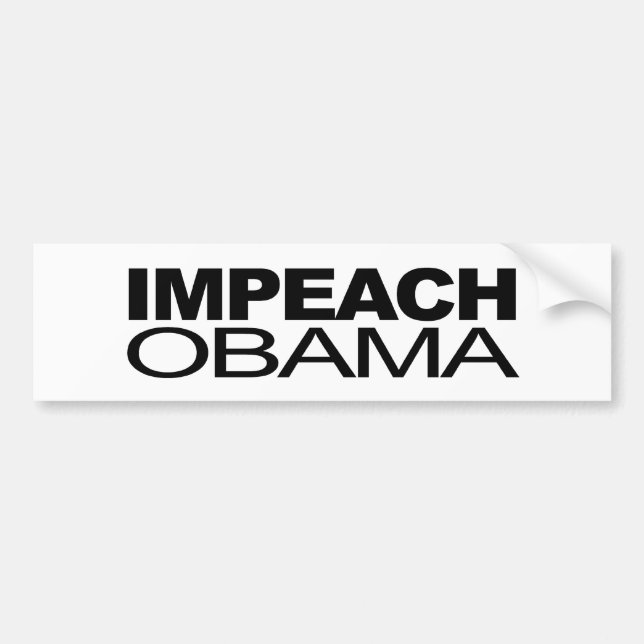 Impeach Obama Bildekal (Framsidan)