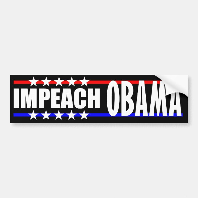 Impeach Obama Bildekal (Framsidan)