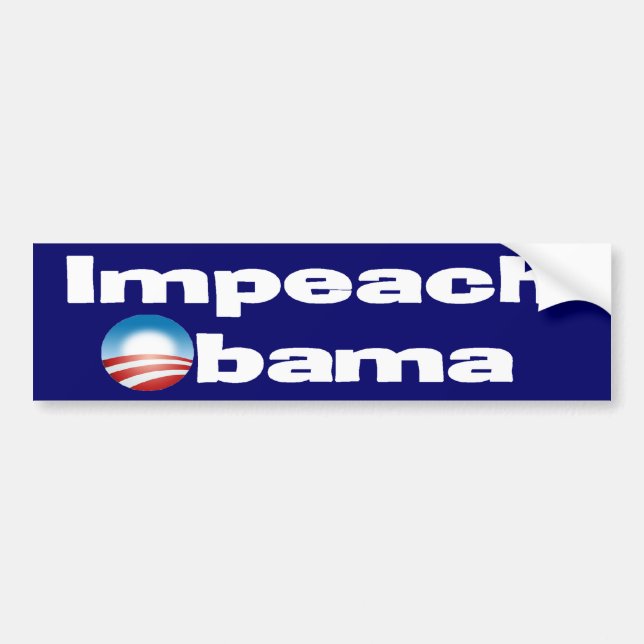 Impeach Obama Bildekal (Framsidan)