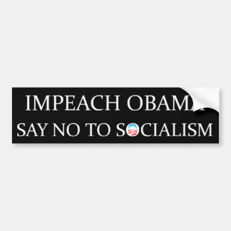 Impeach Obama ingen Socialismbildekal Bildekal