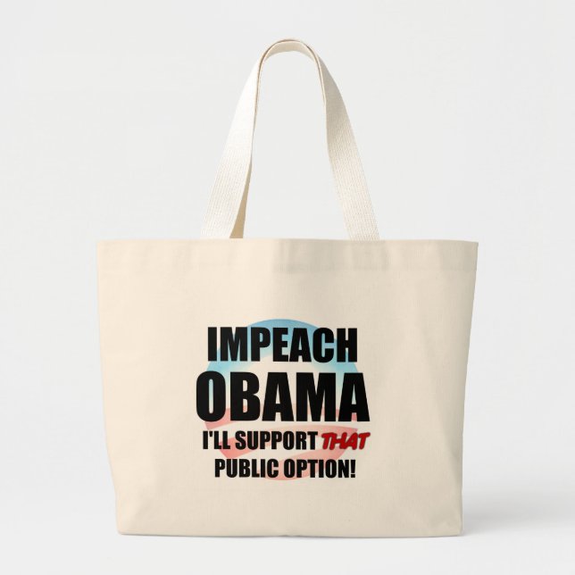 Impeach Obama Jumbo Tygkasse (Framsidan)