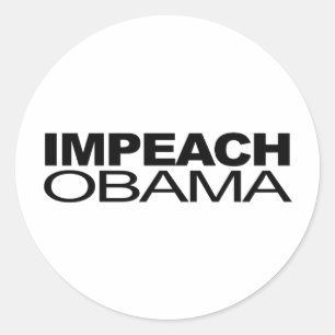 Impeach Obama Runt Klistermärke