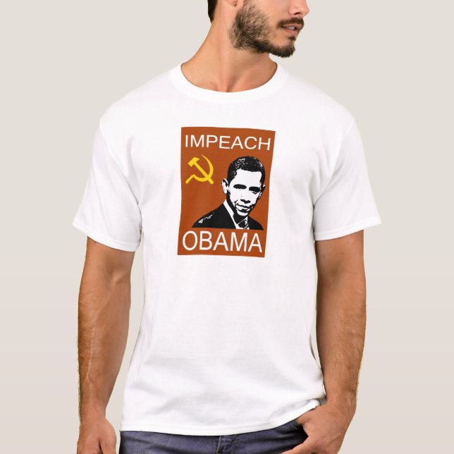 Impeach Obama T Shirt (Framsida)