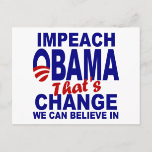 Impeach Obama Vykort
