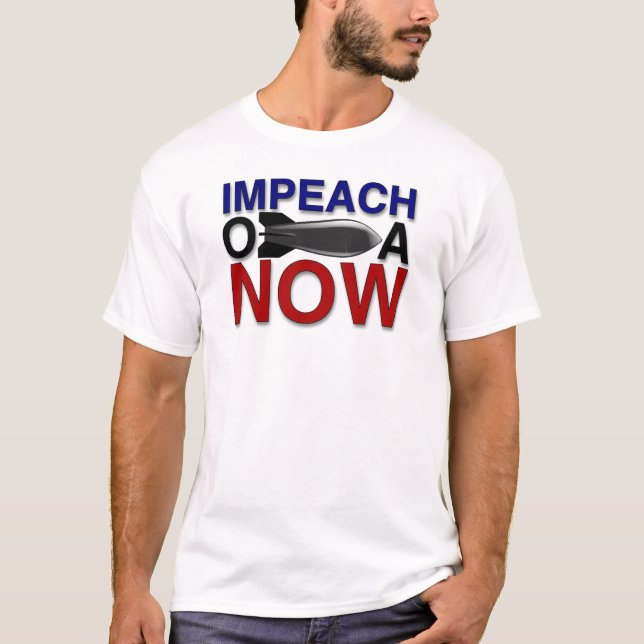 Impeach "oBOMBaen" Obama Tee (Framsida)