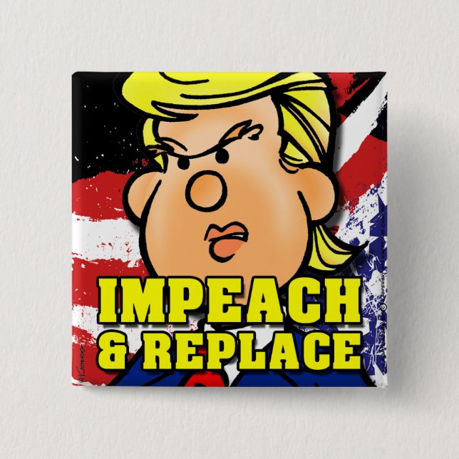 Impeach och ersätt knapp (Framsida)