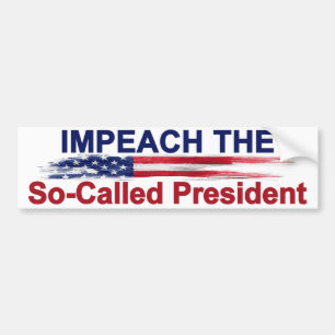 Impeach så - kallade President Bildekal