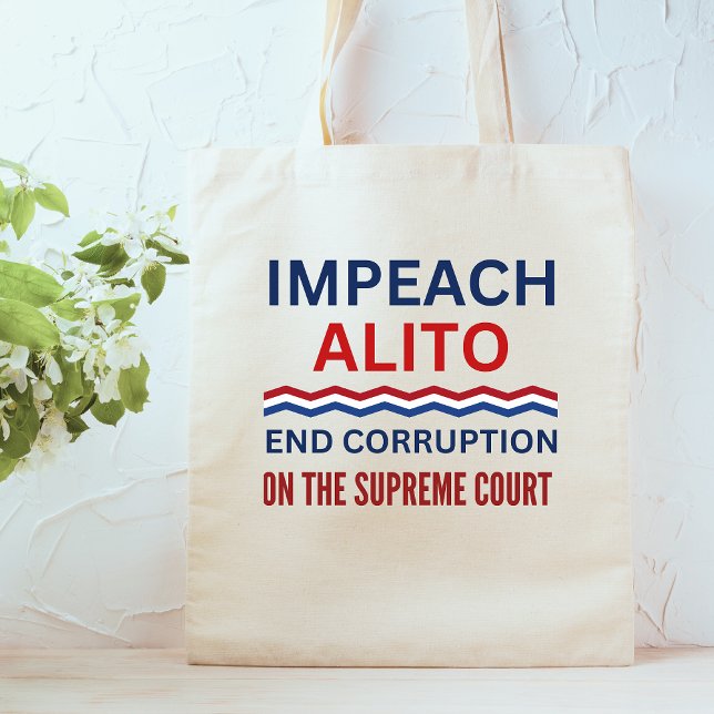 Impeach Samuel Alito Supreme Court Court Tygkasse (Skapare uppladdad)