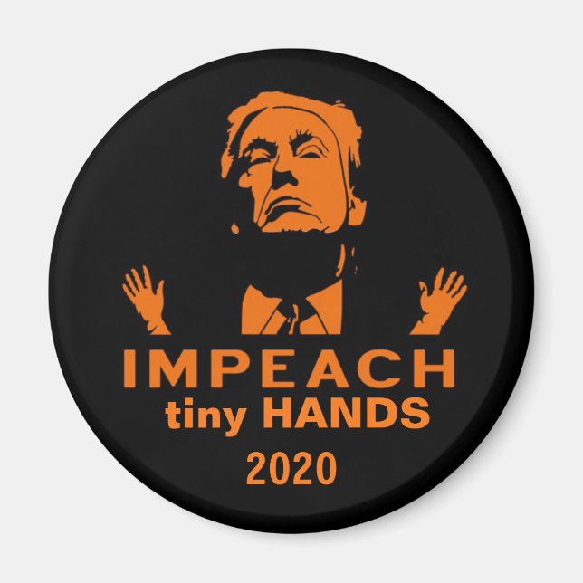 Impeach small Händer Magnet (Framsidan)