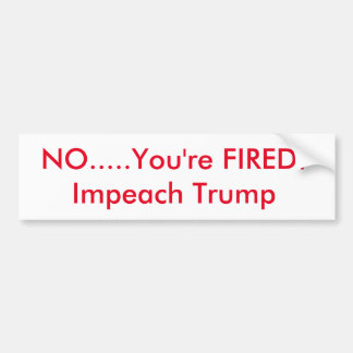 Impeach trumf bildekal