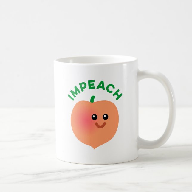 Impeach trumf kaffemugg (Höger)