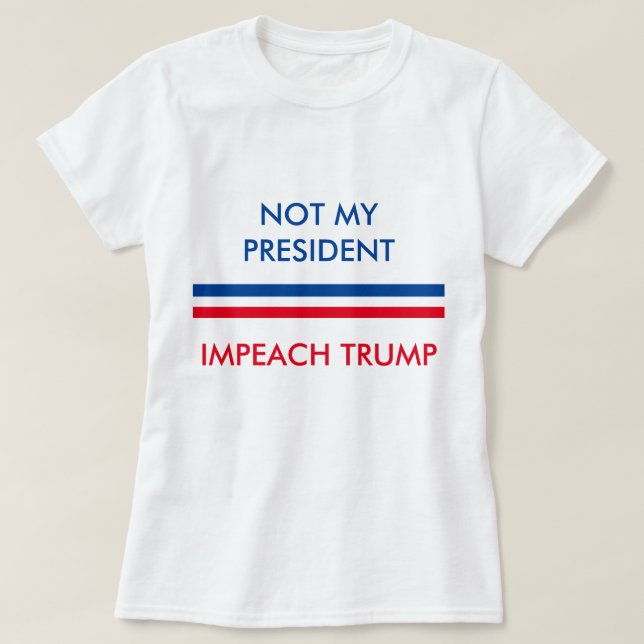 Impeach trumf t-shirt (Design framsida)