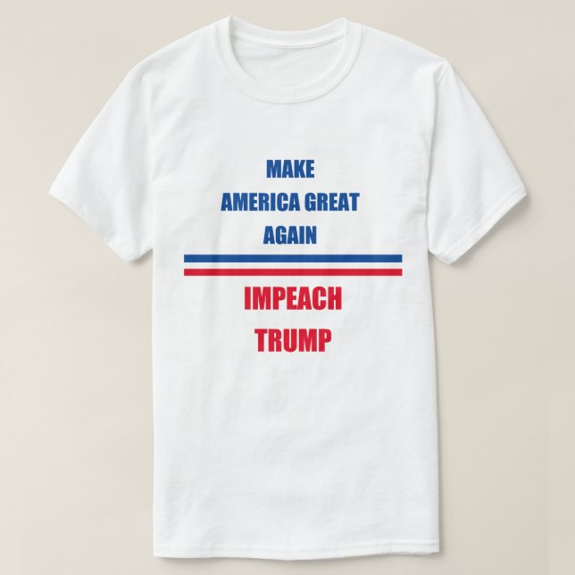 Impeach trumf tee shirt (Design framsida)