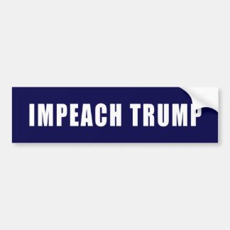 IMPEACH TRUMP BUMPER STICKER BILDEKAL