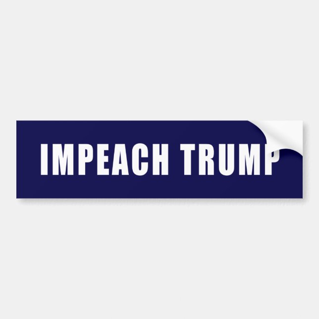 IMPEACH TRUMP BUMPER STICKER BILDEKAL (Framsidan)