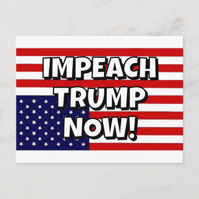 IMPEACH TRUMP NU! VYKORT (Framsida)