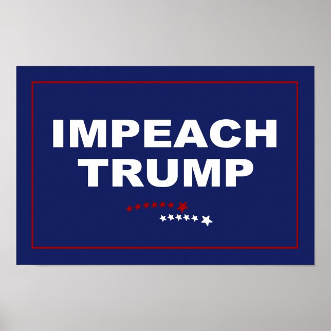 Impeach Trump Poster (Framsidan)
