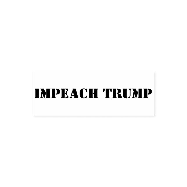 IMPEACH TRUMP SJÄLVFÄRGANDE STÄMPEL (Design)