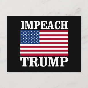 Impeach Trump - Spara America - Anti-Trump Design Vykort