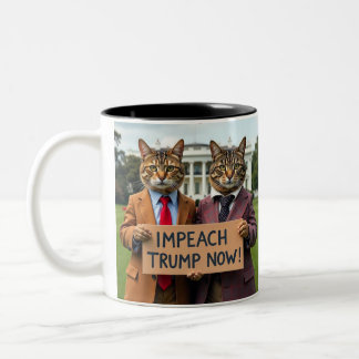 Impeach Trump Två-Tonad Mugg
