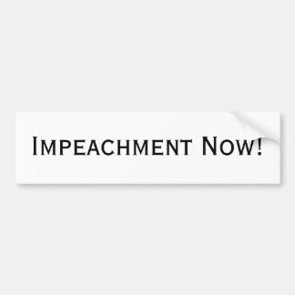 Impeachment nu! bildekal