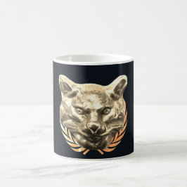 Imperator Cat – Vergoldete Katze Goldener Kater Kaffemugg