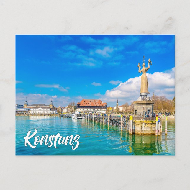 Imperia Staty, Konstanz, Tyskland Vykort (Framsida)