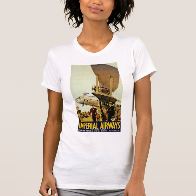 Imperial Airways ankomst T-shirt (Framsida)