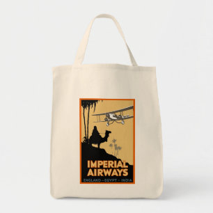 Imperial Airways ~ England - Egypten - Indien Tygkasse