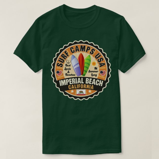 Imperial Beach California 1 T Shirt (Design framsida)