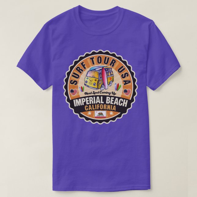 Imperial Beach California 2 T Shirt (Design framsida)