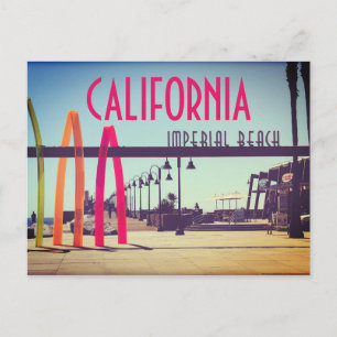 Imperial Beach, California Portwood Pier Plaza Vykort
