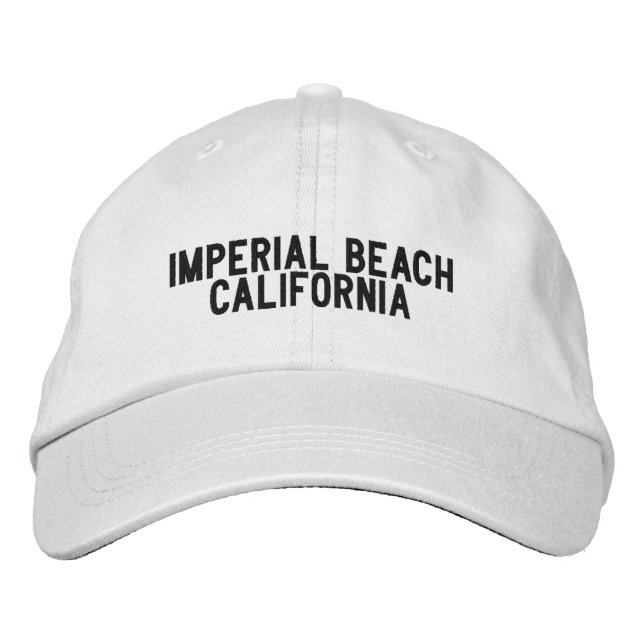 Imperial Beach Kalifornien Hatt Broderad Keps (Framsida)