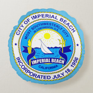 Imperial Beach, Kalifornien Rund Kudde